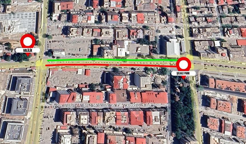 Trabzon Bulvarı’nda Geçici Trafik Düzenlemesi!