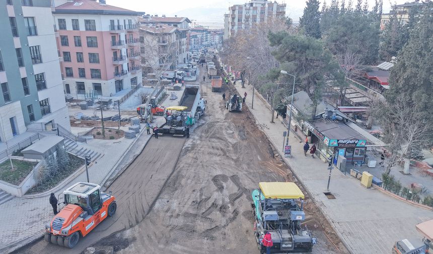 Asfalt Sırası Zübeyde Hanım Bulvarı’nda