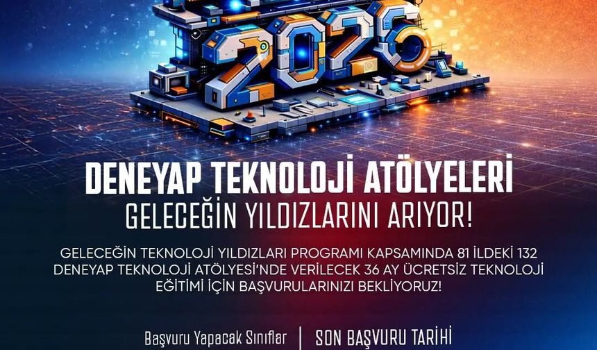 DENEYAP Geleceğin Teknoloji Yıldızlarını Arıyor