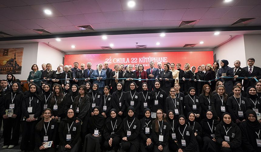 TOGEMDER'in 22 okulda kurduğu kütüphanelerin açılışı yapıldı