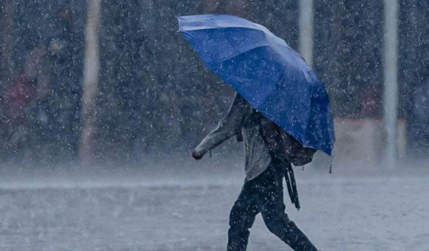 Doğu ve Batı Akdeniz ile Ege'nin batısı için kuvvetli yağış uyarısı