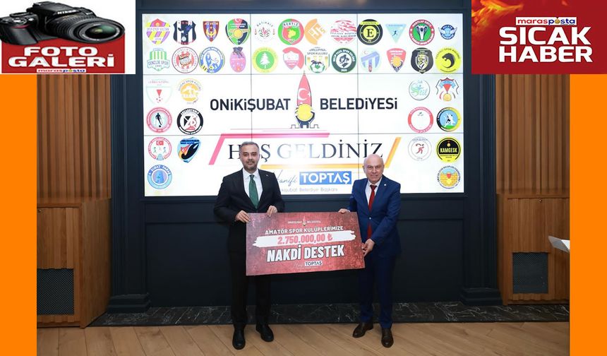 Toptaş’tan amatör spora dev destek!