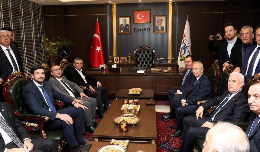 CHP Genel Başkanı Özgür Özel’den KMTSO’ya Ziyaret