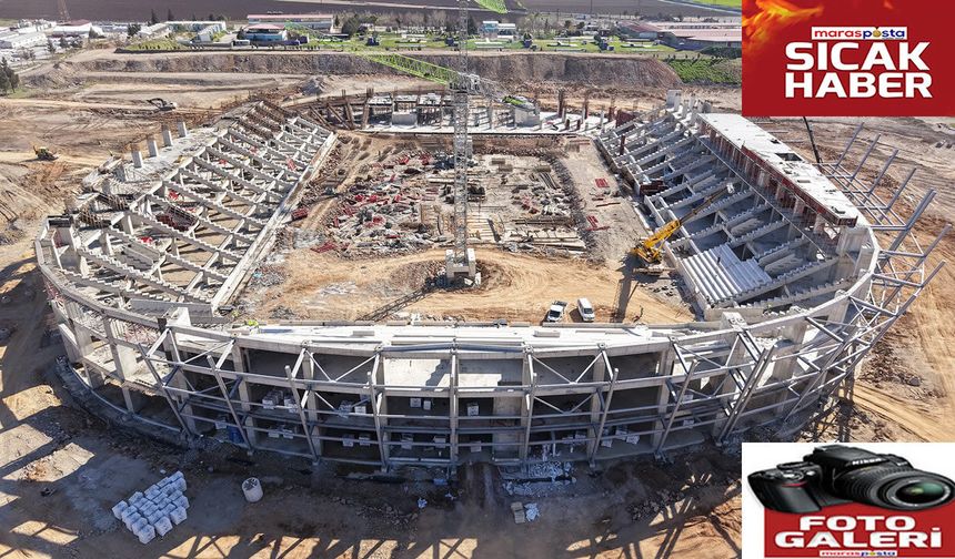 Şehrin 2 Milyar Liralık Stadyumu Yükseliyor