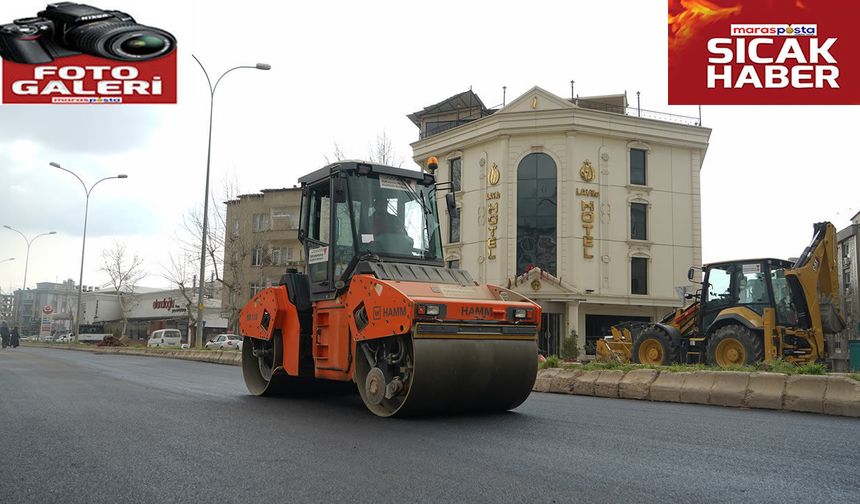 Büyükşehir, Dulkadiroğlu’nda Asfalt Mesaisini Sürdürüyor