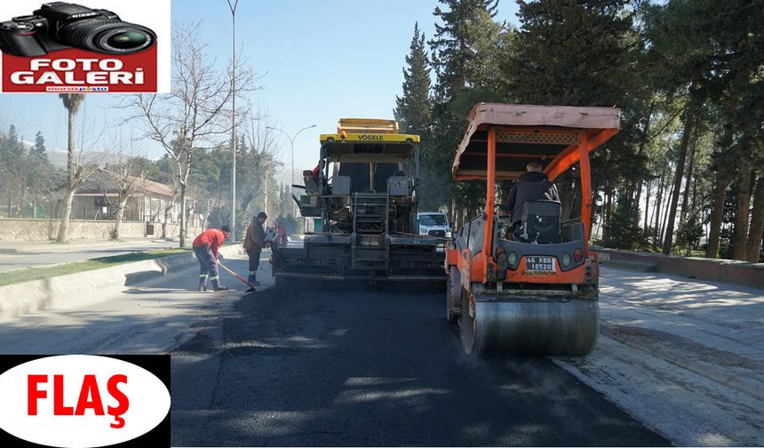 Yollarda Asfalt Çalışması Kesintisiz Sürüyor
