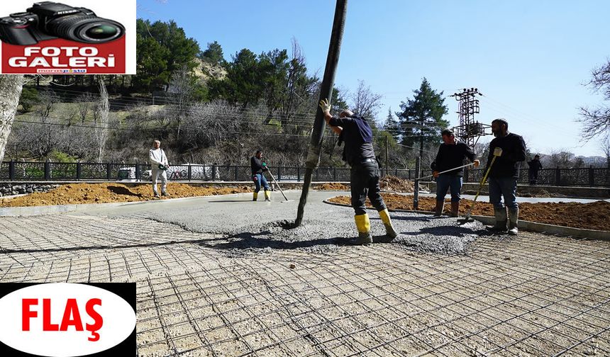 Çınaraltı Sosyal Tesisleri’nde Çevre Düzenine Geçildi