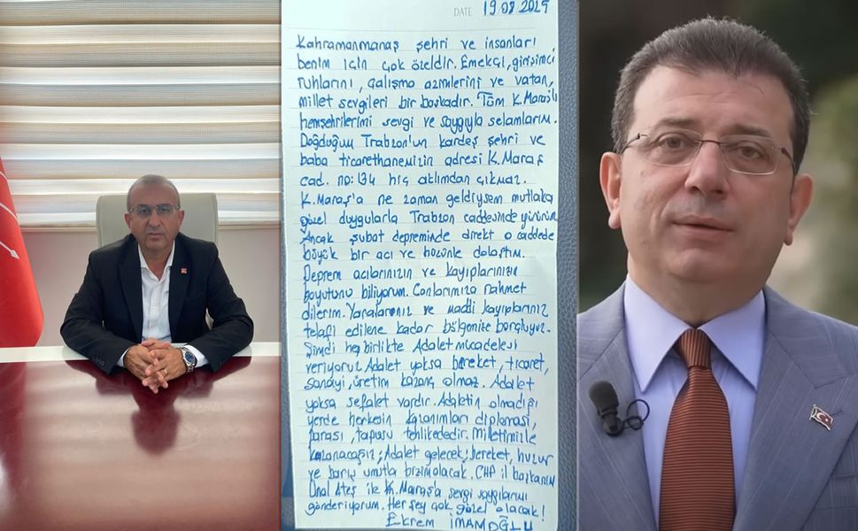 İmamoğlu’ndan Kahramanmaraş’a Dayanışma Mesajı