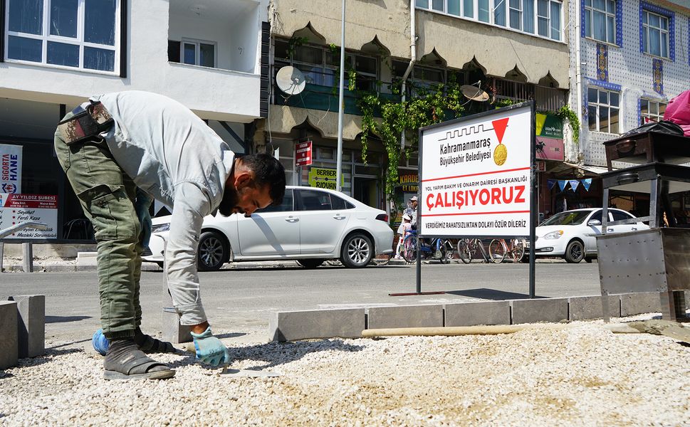 Büyükşehir Göksun’da Yürüyüş Yollarını Yenileniyor