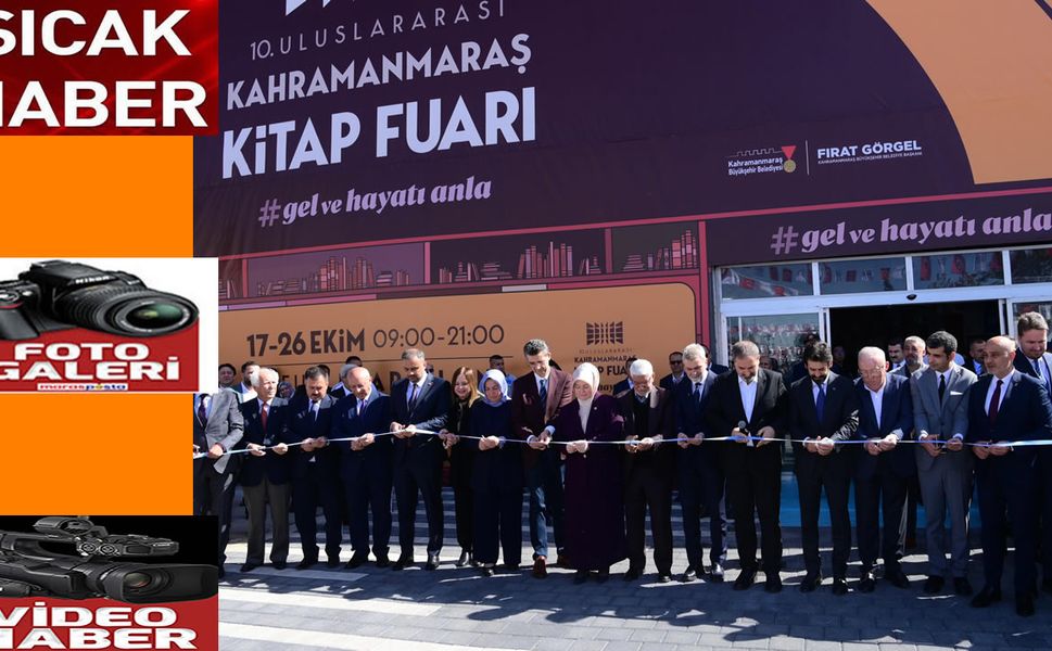 Uluslararası Kahramanmaraş Kitap Fuarı kapılarını açtı