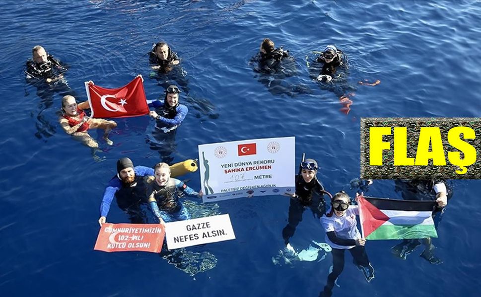 Şahika Ercümen, değişken ağırlık paletsiz dalışta dünya rekorunu geliştirdi