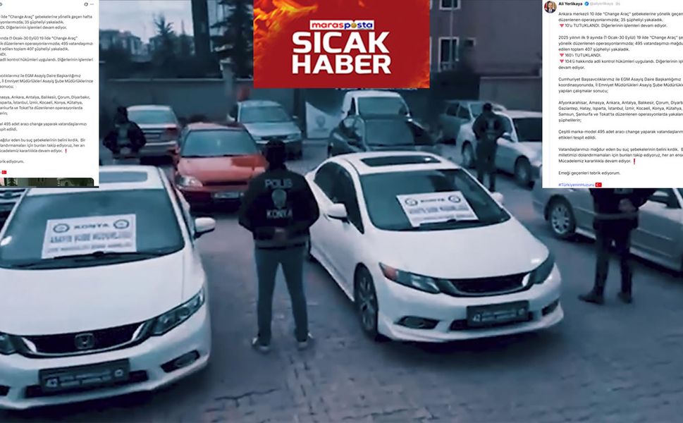 “Change Araç” Şebekelerine Büyük Darbe