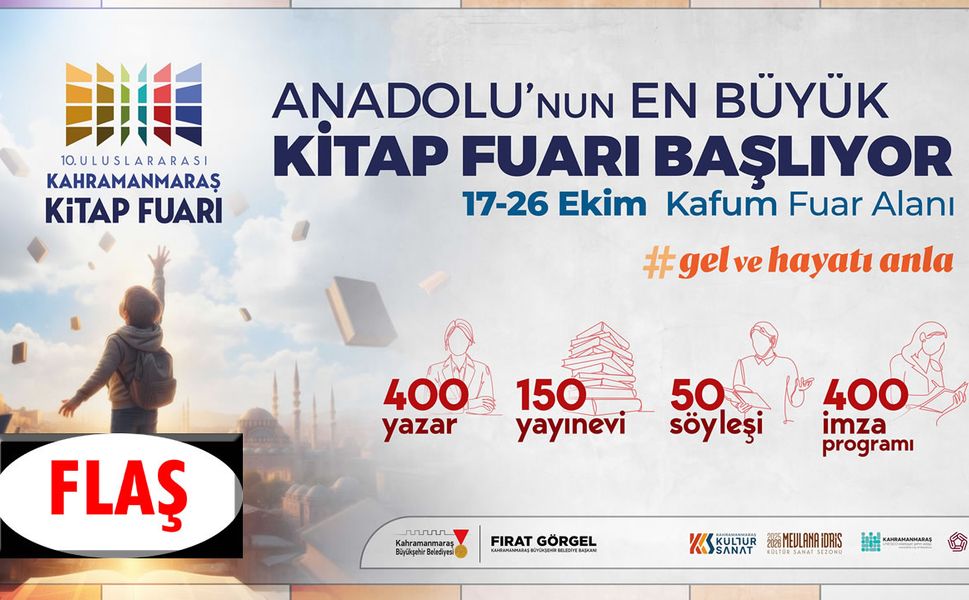 10. Kitap Fuarı, Bugün Kapılarını Açıyor