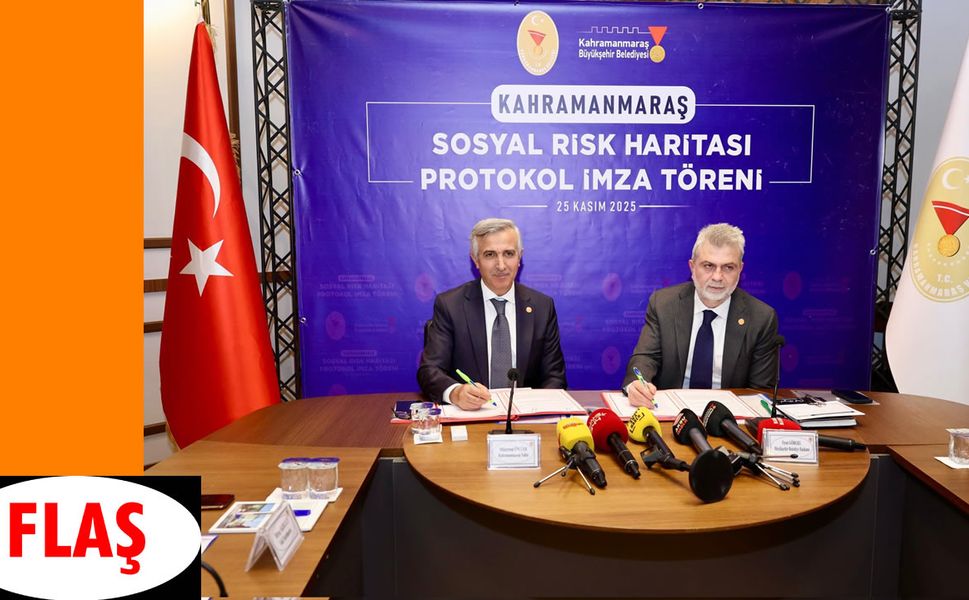 Valilik ve KMBŞB arasında "Sosyal Risk Haritası İşbirliği Protokolü" imzalandı