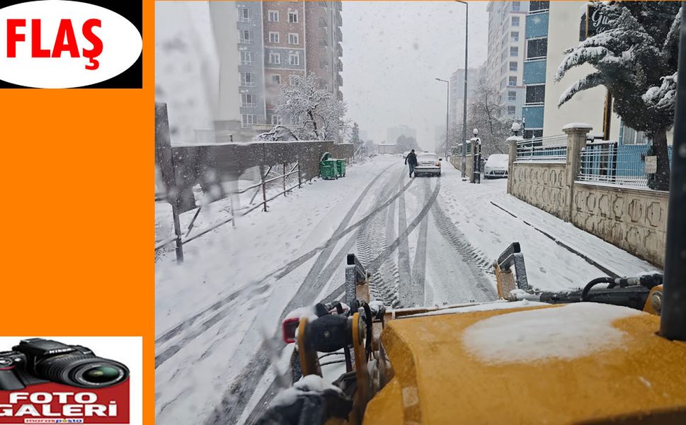 Onikişubat Belediyesi karla mücadelede tam teyakkuzda