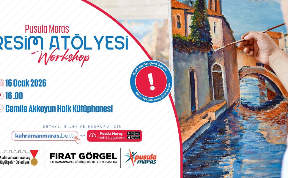 Pusula Maraş’tan Gençlere Sanat Dolu Buluşma