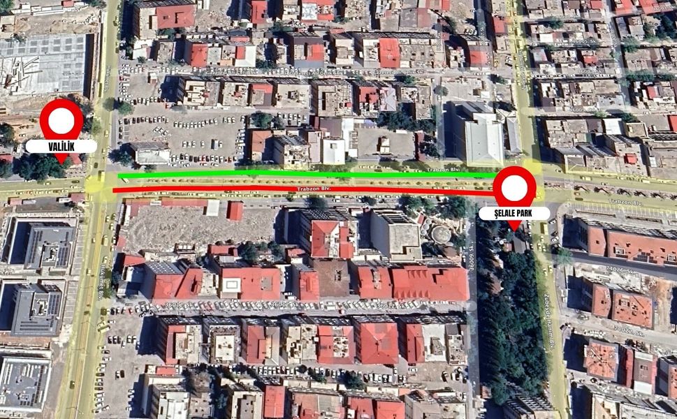 Trabzon Bulvarı’nda Geçici Trafik Düzenlemesi!