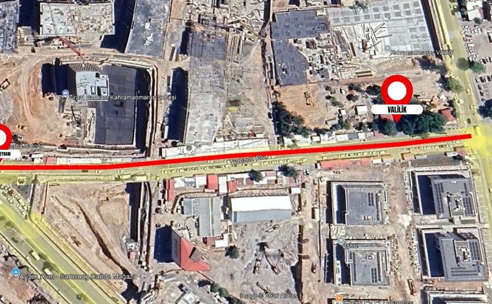 Trabzon Bulvarı’nda Kısmi Yol Kapama!