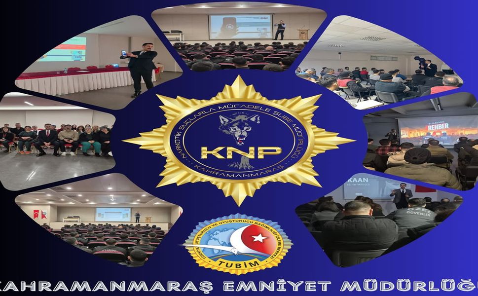 Kahramanmaraş’ta 412 Kişiye Narkotik Bilgilendirmesi