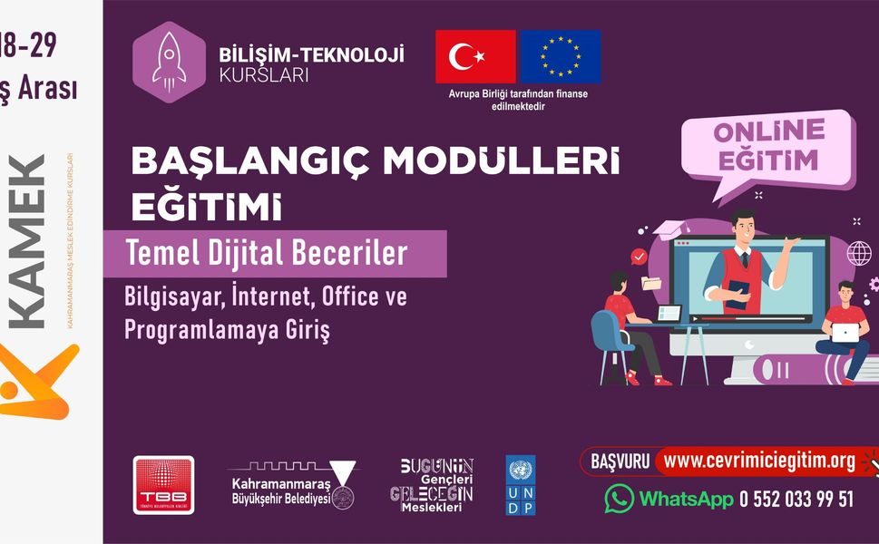 KAMEK’ten Gençlere Uluslararası Destekli Dijital Eğitim