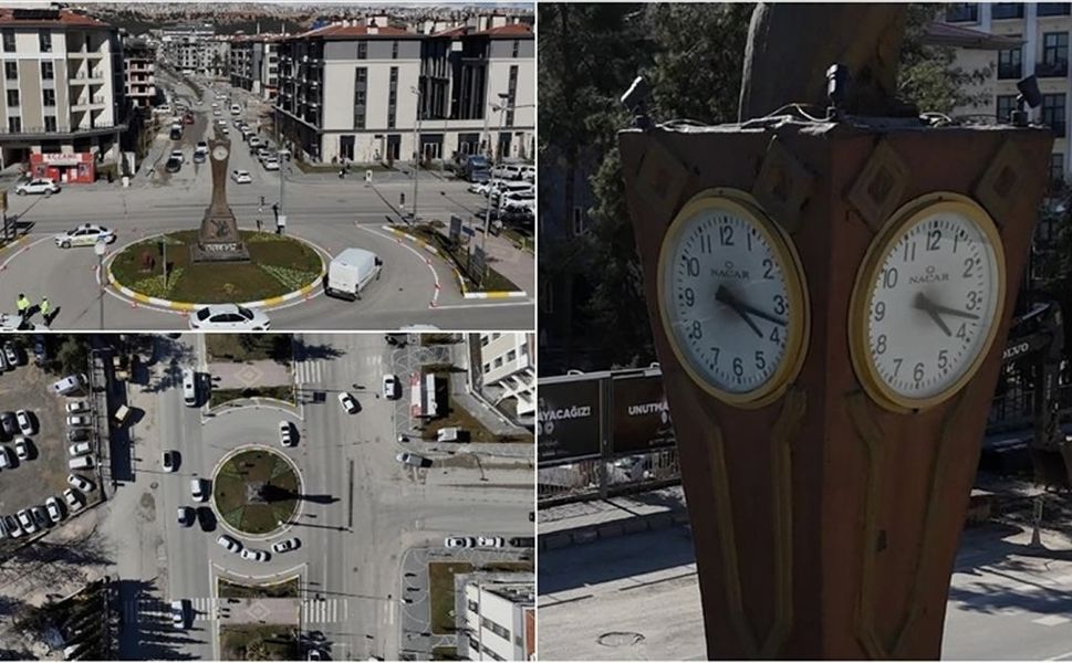 Adıyaman'daki "saat kulesi" 3 yıldır 04.17'yi gösteriyor