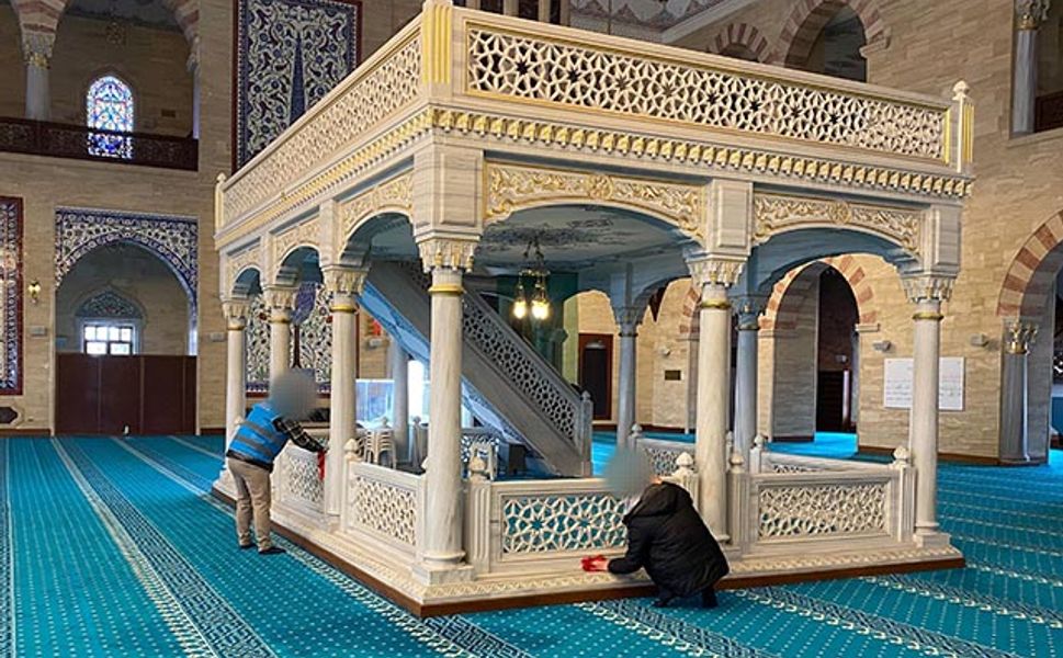 Yükümlüler Camilerde Temizlik Yaptı