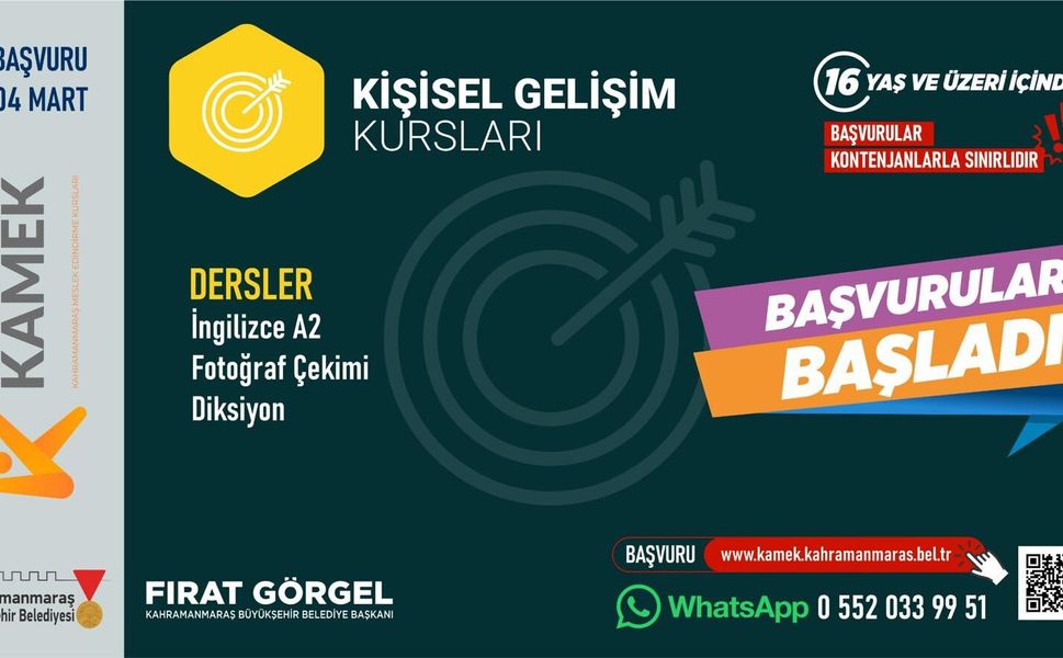 KAMEK’te Bahar Dönemi Başlıyor!