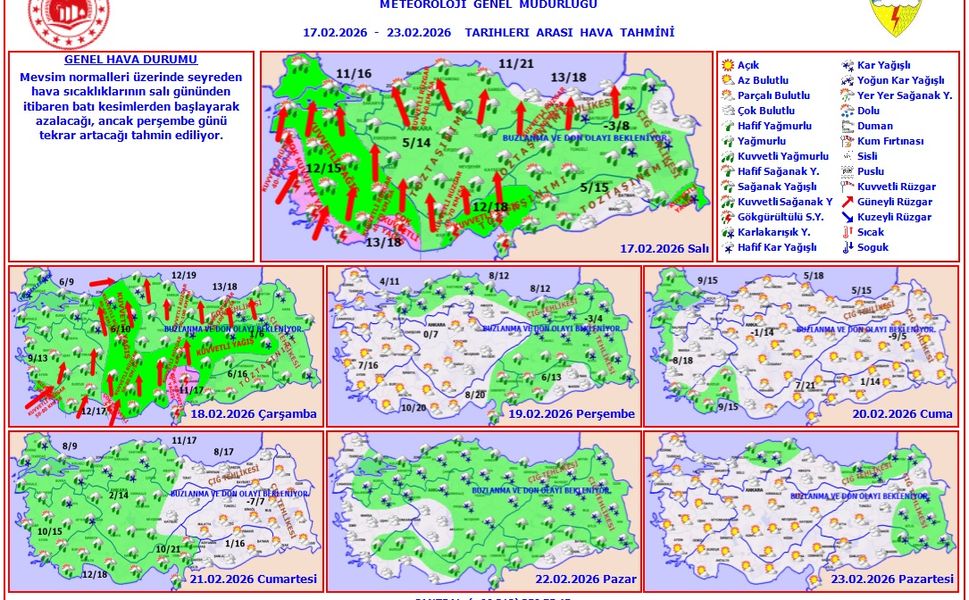 Meteoroloji’den Yeni Haftaya Çifte Uyarı