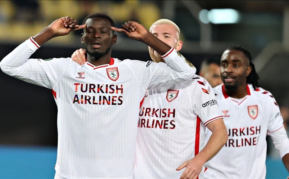 Samsunspor, deplasmanda tur avantajını kaptı