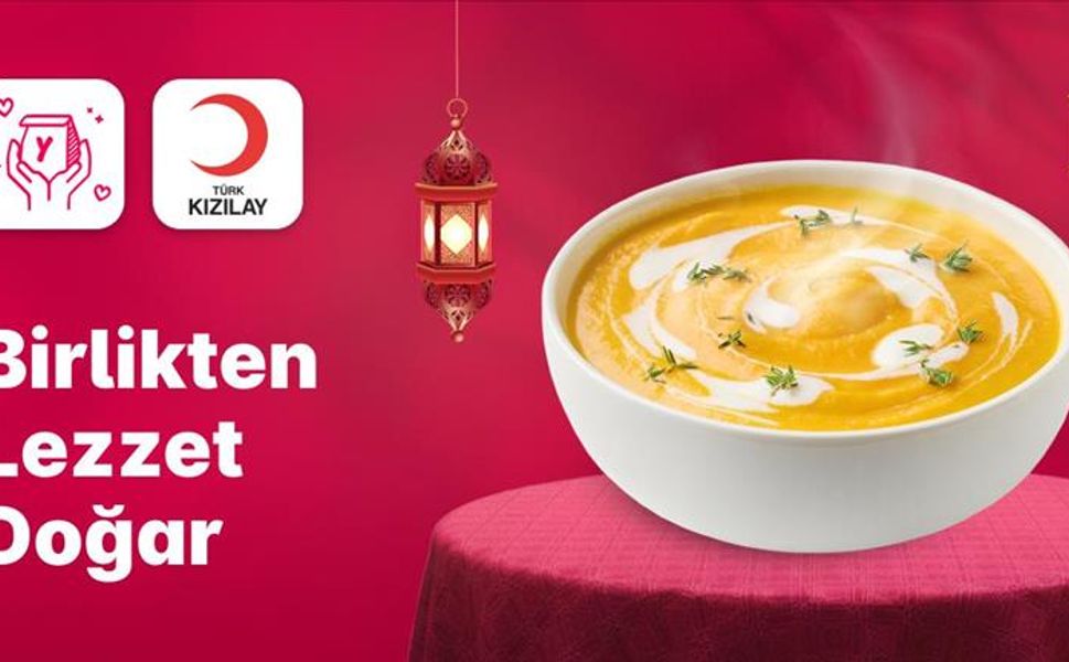 Yemeksepeti ve Türk Kızılay'dan ramazanda "Birlikten Lezzet Doğar" dayanışması