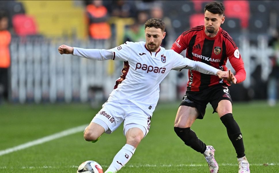 Trabzonspor, Gaziantep FK'yi 2-1 yendi