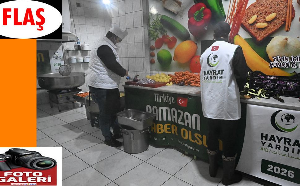 Hayrat İnsani Yardım Derneği günde 1200 kişilik iftarlık dağıtıyor