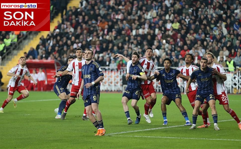 Antalyaspor ile Fenerbahçe berabere kaldı