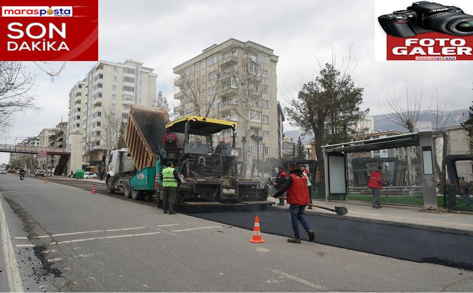 Büyükşehir’den Dulkadiroğlu ve Onikişubat’ta Asfalt Seferberliği