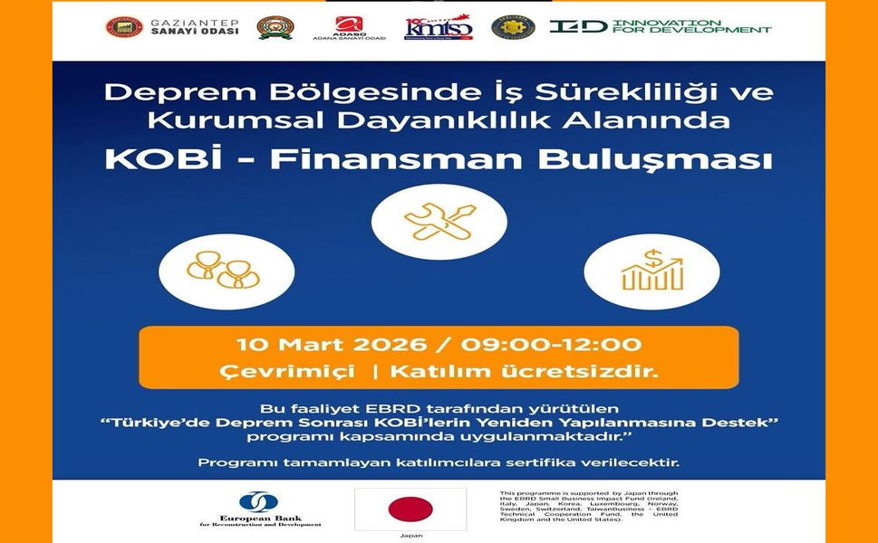 KMTSO’dan Deprem Bölgesi KOBİ’lerine Finansman ve Dayanıklılık Buluşması
