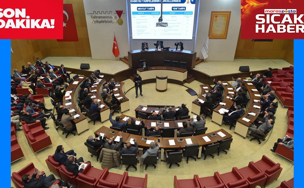 Kahramanmaraş’tan Su Tarifesinde Türkiye’ye Örnek Karar