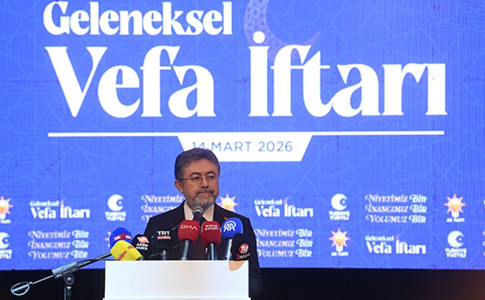 Yumaklı, Kahramanmaraş'ta "Vefa İftarı"nda konuştu