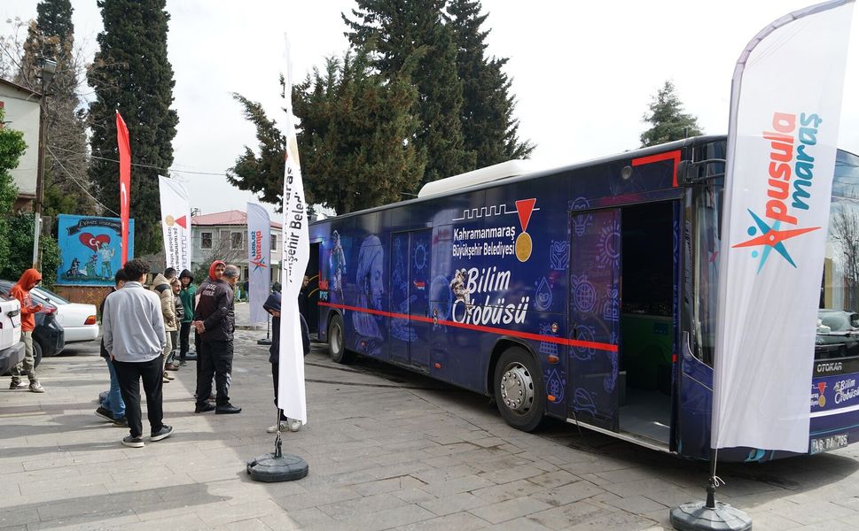 Pusula Maraş’ın Gezen Bilim Merkezi Yeni Misafirlerini Ağırladı