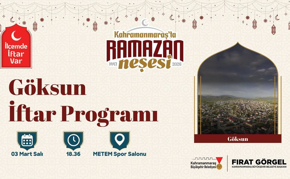 Birlik ve Beraberliğin Yeni Durağı Göksun Olacak