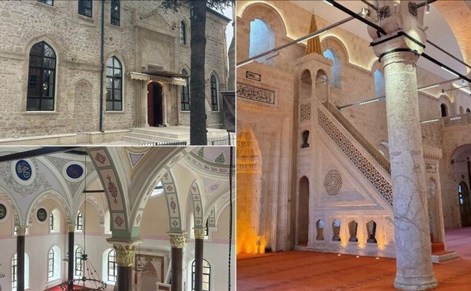 Restorasyonu tamamlanan 3 cami, bugün ibadete açılacak