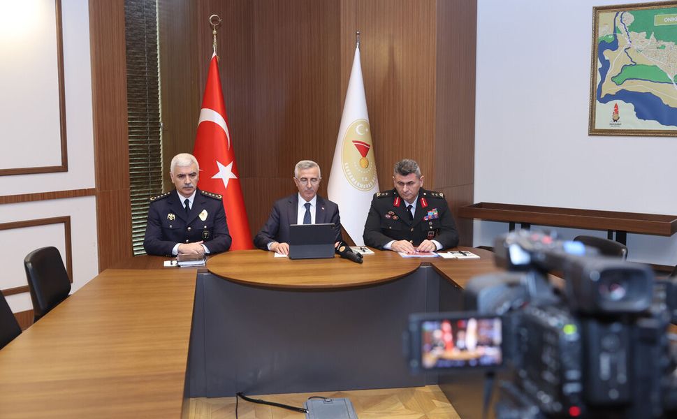 Vali Ünlüer, Asayiş ve Güvenlik Verilerini Kamuoyuyla Paylaştı