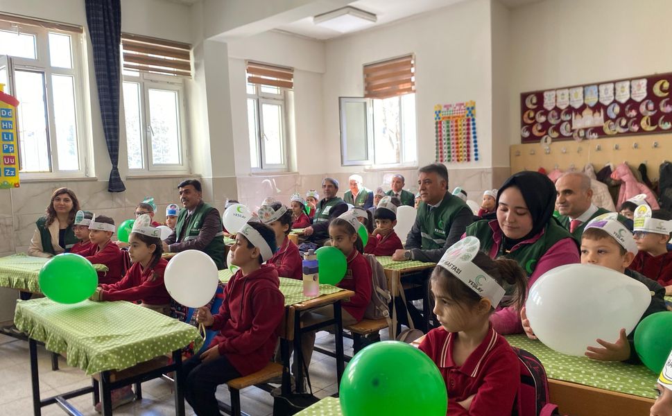 Kahramanmaraş'ta okullarda Yeşilay anlatıldı