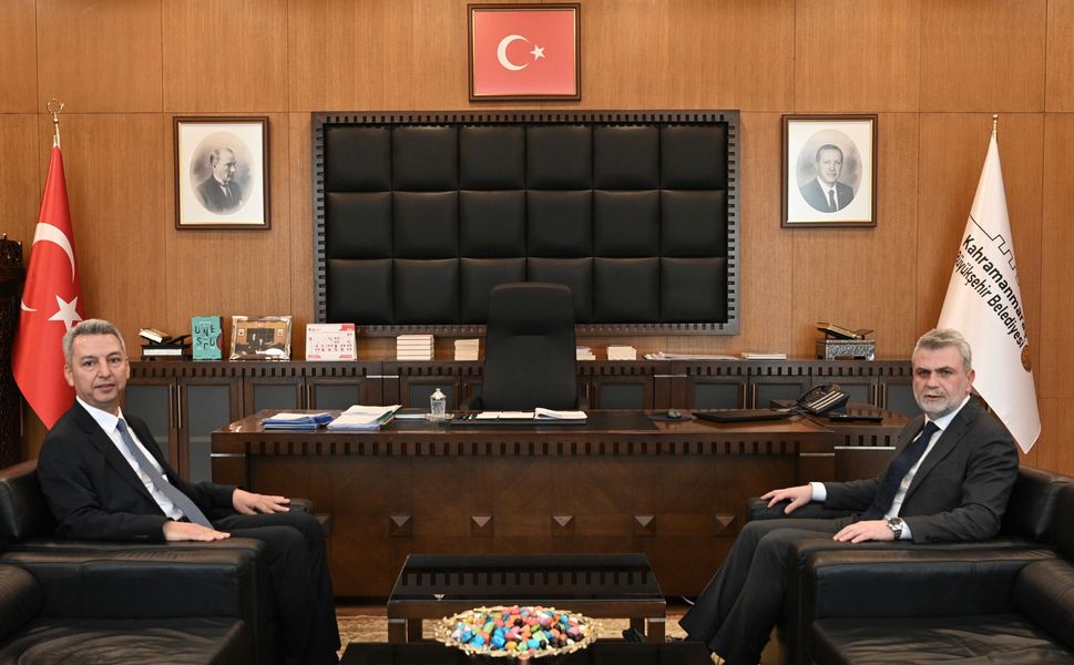 Fırat Görgel, KSÜ Rektörü Okumuş’u Ağırladı