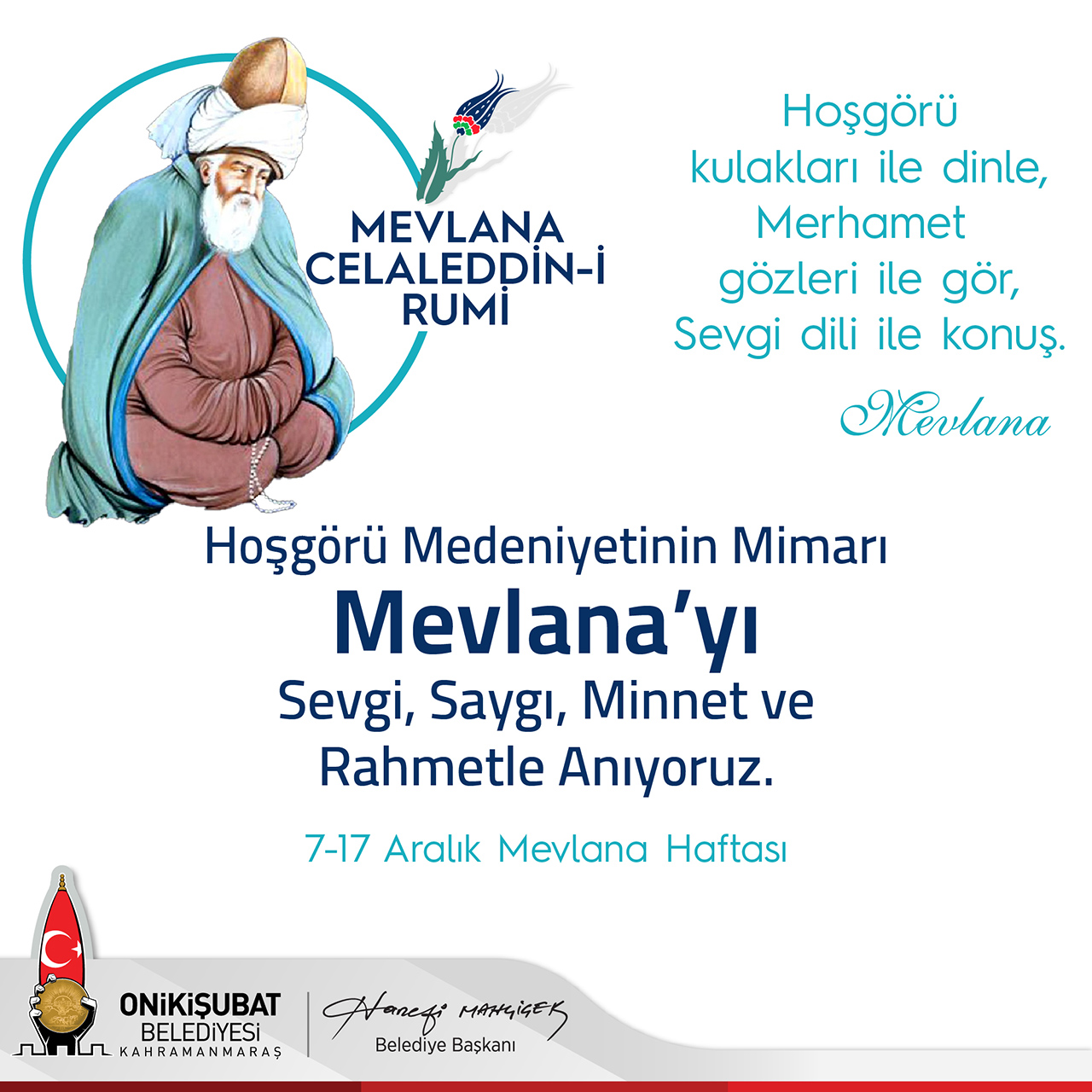 Mevlana Haftası Sosyal Medya 01