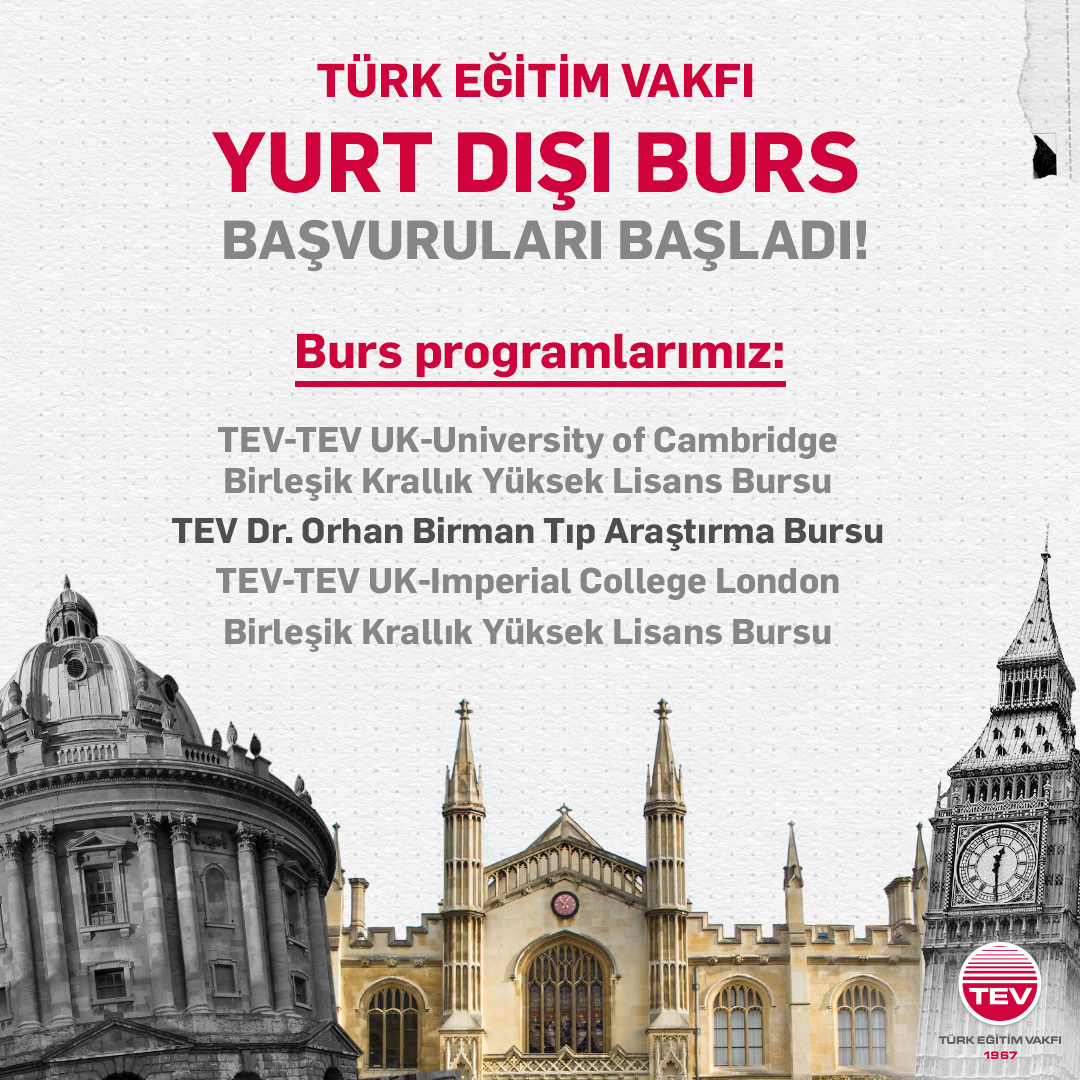 Tev’in, Yurt Dışı Bursları İçin Başvurular Başladı! (1) Kopya