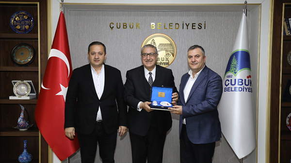 Pazarcık Belediye Başkanı Yılmazcan'dan Çubuk'a Ziyaret