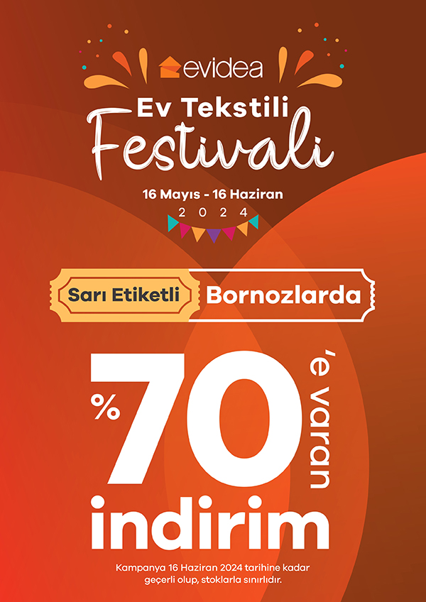 Evidea'da Ev Tekstili Festivali! (1)
