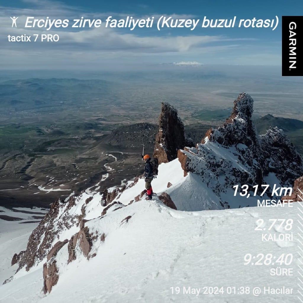 Madosk Üyeleri Erciyes Dağı'na Zorlu Tırmanış Gerçekleştirdi (2)