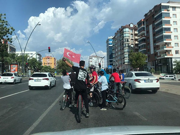 Gazze Için Pedal Çeviren Gençlerden Protesto (1)