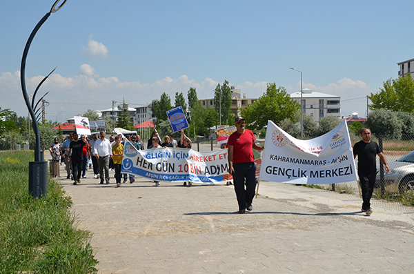 Kahramanmaraş'ta Sağlıklı Yaşam Yürüyüşü Düzenlendi (5)